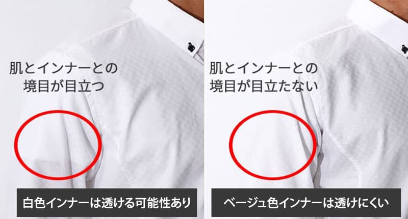 「乳首が透けない」白Tシャツ3つの対策1
