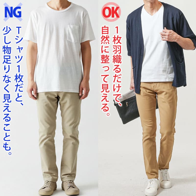 【それNGかも】大人の夏服、“ちょうどいい”が難しい。1
