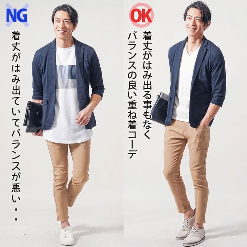 Tシャツで春夏にオジサン見えさせない「2つの条件」1"