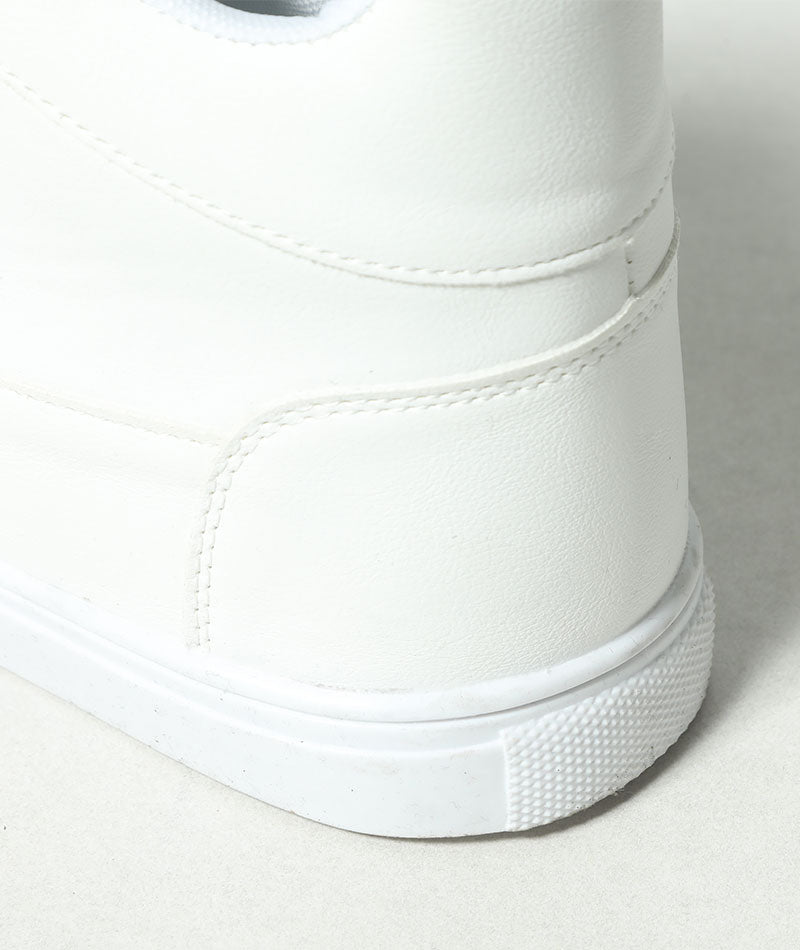 「サンプルセール品」PUレザーハイカットスニーカー