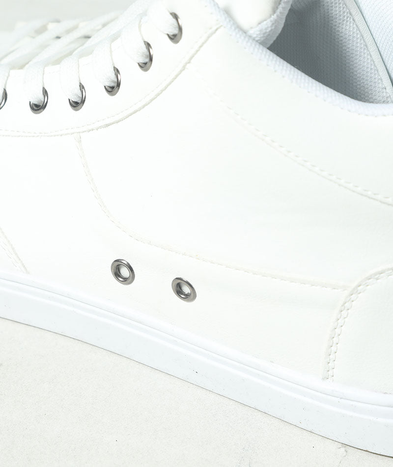 「サンプルセール品」PUレザーハイカットスニーカー